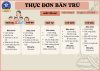 THỰC ĐƠN BÁN TRÚ TUẦN 2 THÁNG 5